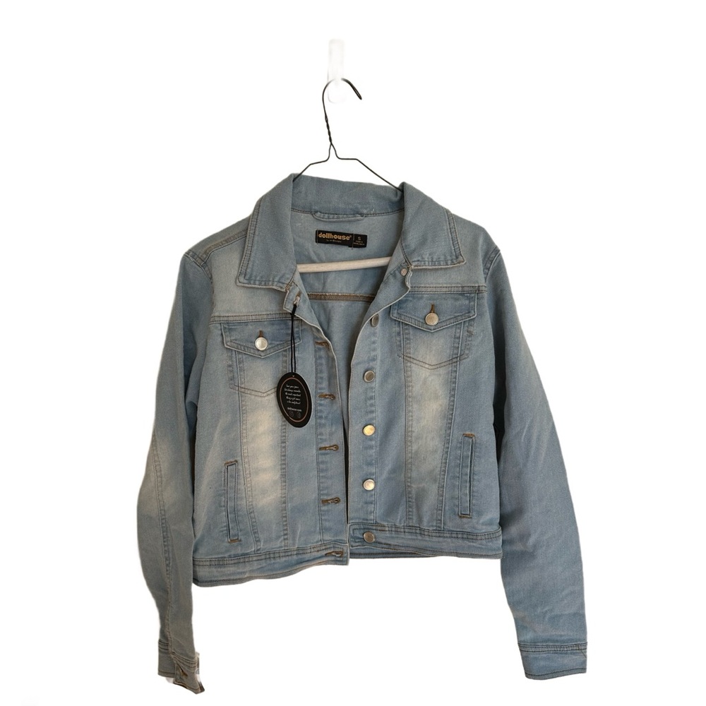 Dollhouse Women's Light Blue Denim Jacket